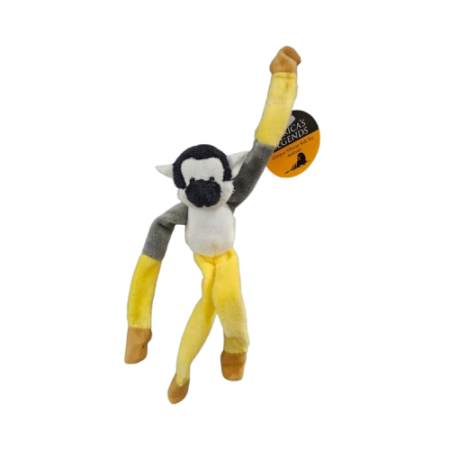 Soft Toy Mag-Squirrel Monkey-Yellow